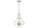 Mpend Three Light Pendant in Natural Brass (446|M70058NB)