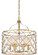 Victoria Park Six Light Pendant in Elara Gold (29|N6566-596)