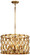 Coronade Four Light Pendant in Pandora Gold Leaf (29|N6773-293)