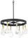 Rare Elements LED Chandelier in Sand Coal W/ Vintage Brass (29|N7868-678-L)