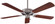 Contractor 42'' 42''Ceiling Fan in Brushed Steel W/ Dark Walnut (15|F546-BS/DW)