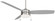 Airetor Iii 54''Ceiling Fan in Brushed Nickel W/ Silver (15|F670L-BN/SL)