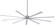 Xtreme 96''Ceiling Fan in Brushed Nickel (15|F887-96-BN)