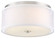 Studio 5 Three Light Flush Mount in Polished Nickel (7|3078-613)