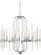 Pillar Six Light Chandelier in Chrome (7|3097-77)