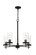 Haisley Five Light Chandelier in Coal (7|4095-66A)