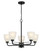 Kaitlen Five Light Chandelier in Coal (7|4885-66A)