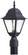 Bay Hill One Light Post Mount in Coal (7|9066-66)