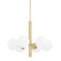 Stella Six Light Chandelier in Aged Brass (428|H105806-AGB)