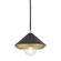 Marnie One Light Pendant in Aged Brass/Black (428|H139701S-AGB/BK)