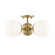 Paige Three Light Semi Flush Mount in Aged Brass (428|H193603-AGB)