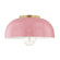 Avery One Light Flush Mount in Aged Brass/Pink (428|H199501L-AGB/PK)