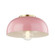 Avery One Light Flush Mount in Aged Brass/Pink (428|H199501S-AGB/PK)