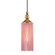 Scarlett One Light Pendant in Gold Leaf/Pink (428|H300701-GL/PK)
