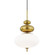 Elsie One Light Pendant in Aged Brass (428|H347701-AGB)
