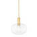 Harlow One Light Pendant in Aged Brass (428|H403701-AGB)
