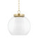 Sasha One Light Pendant in Aged Brass (428|H457701L-AGB)