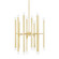 Dona 20 Light Chandelier in Aged Brass (428|H463820-AGB)