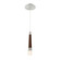 Padron LED Mini Pendant in Dark Walnut (281|PD-92818-DW)