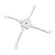 Rgbw Tape Accessory Rgbw ''X'' Splitter Cable in White (167|NARGBW-901W)