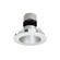 LED Pearl Recessed in Haze Reflector / White Flange (167|NPR-4RNDC35XHW)