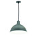 LED Rlm 16'' Rlm Shade in Gun Metal Outer / White Inner (167|NRLM-16C2540GMWLE4)