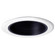 Rec Inc 5'' Trim 5'' Stepped Baffle W/ Metal Ring & Bracket in Black (167|NT-5010B)