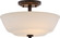 Willow Two Light Semi Flush Mount in Forest Bronze (72|60-5906)