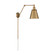 Bayard One Light Swing Arm Wall Lamp in Burnished Brass (72|60-7367)
