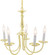 Five Light Chandelier in Polished Brass (72|SF76-280)