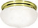 Two Light Flush Mount in Polished Brass (72|SF76-678)