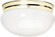Two Light Flush Mount in Polished Brass (72|SF77-986)