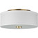 Inspire Two Light Semi-Flush Mount in Satin Brass (54|P350130-012)