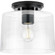 Adley One Light Flush Mount in Matte Black (54|P350213-31M)