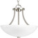 Gather Two Light Semi-Flush Convertible in Brushed Nickel (54|P3748-09)