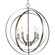 Equinox Five Light Chandelier in Burnished Silver (54|P3841-126)
