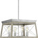 Briarwood Four Light Chandelier in Galvanized Finish (54|P400047-141)