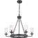 Gresham Six Light Chandelier in Graphite (54|P400164-143)