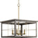 Hedgerow Four Light Chandelier in Distressed Brass (54|P400253-175)