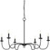 Canebrake Six Light Chandelier in Matte Black (54|P400292-31M)