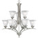 Trinity Nine Light Chandelier in Brushed Nickel (54|P4329-09)