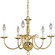 Americana Five Light Chandelier in Polished Brass (54|P4346-10)