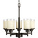 Alexa Five Light Chandelier in Antique Bronze (54|P4459-20)