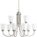 Gather Nine Light Chandelier in Brushed Nickel (54|P4627-09)