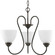 Heart Three Light Chandelier in Antique Bronze (54|P4664-20)