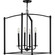 Winslett Four Light Foyer Pendant in Black (54|P500240-031)