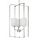 League Three Light Foyer Pendant in Brushed Nickel (54|P500342-009)