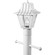 Mansard One Light Post Lantern in White (54|P5414-30)