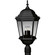 Welbourne Three Light Post Lantern in Textured Black (54|P5483-31)