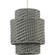 Manteo One Light Hanging Lantern in Cottage White (54|P550084-151)